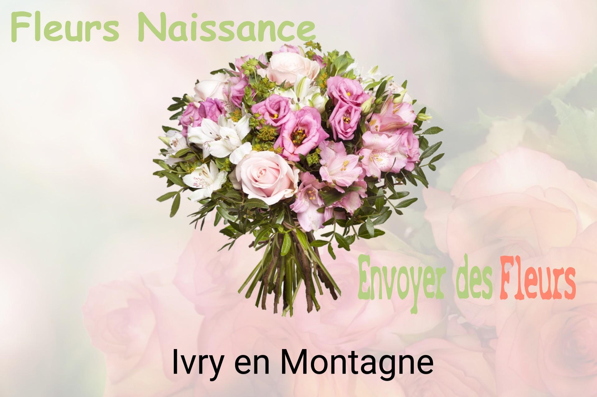Bouquet de fleurs de naissance livré à Ivry-en-Montagne