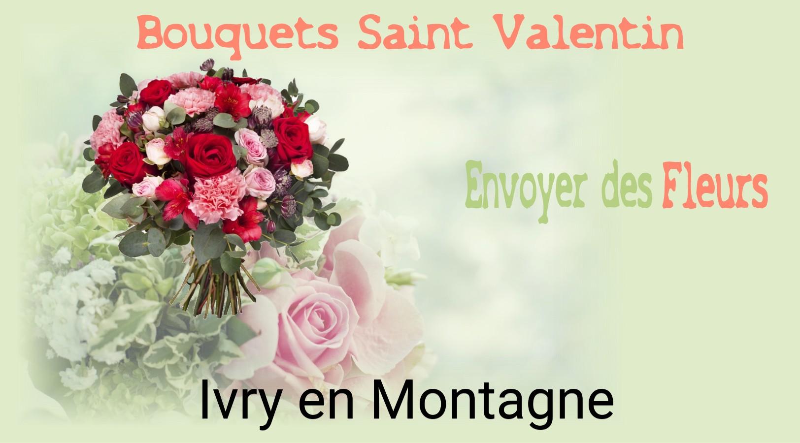 Roses de Saint-Valentin livrées à Ivry-en-Montagne